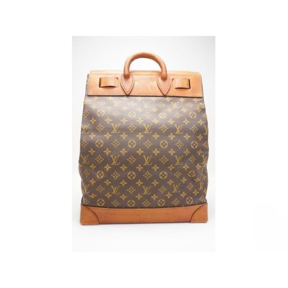 Louis Vuitton Steamer Bag 35 Monogram Leather Handbag - Picture 3 of 4